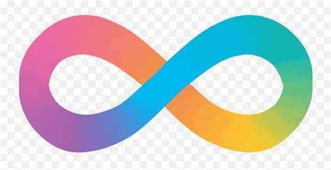 Pastel Neurodiversity Symbol - Rainbow Infinity Sign Emoji,Infinity ...