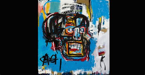 Basquiat painting of skull sells for record $110.5 million at New York ...