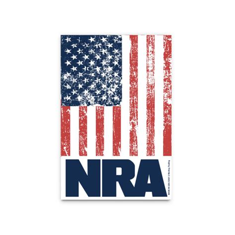 NRA Flag Sticker