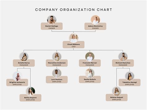 Organizational Chart Free Template