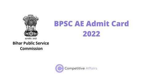 BPSC AE Admit Card 2022: Check BPSC AE Admit Card From Here ...