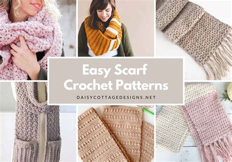 Easy Crochet Scarf Patterns You'll Love in 2024 - Daisy Cottage Designs