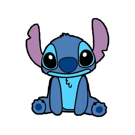 How to draw a stitch drawing - Cute drawings for beginners