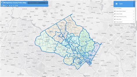 Montgomery County Ride On Map - Map Of West