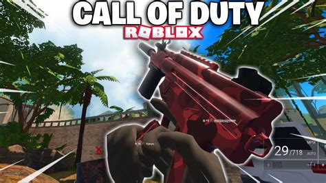 When A WARZONE Player Plays ROBLOX Call Of Duty... Riot Fall Montage ...