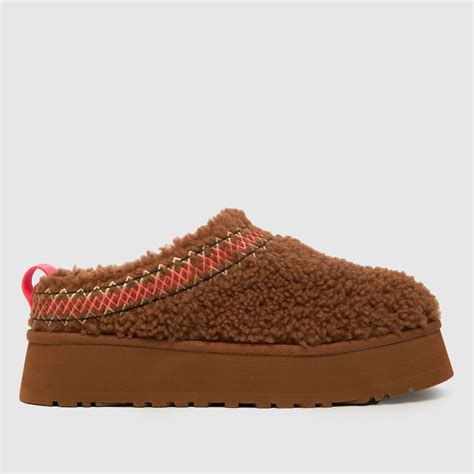 UGG tazz braid slippers in brown - ShoeFreak