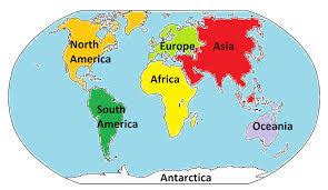 global language: What are the 7 continents of the world?