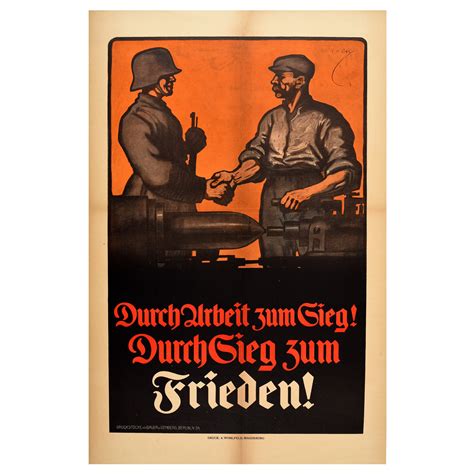 German World War 1 Propaganda Posters