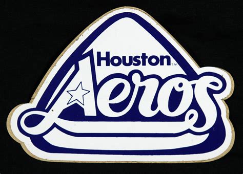 Lot Detail - 1972-78 Houston Aeros World Hockey Association Team Logo Decal