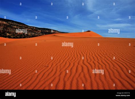 coral pink sand dunes utah Stock Photo - Alamy