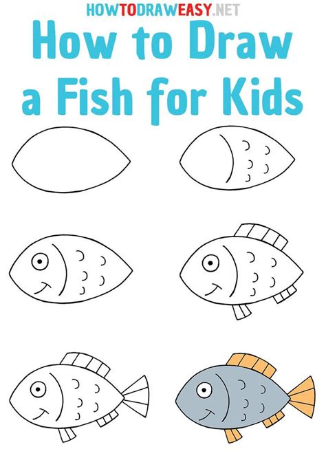 Fish Drawing Easy Step By Step at Drawing Tutorials