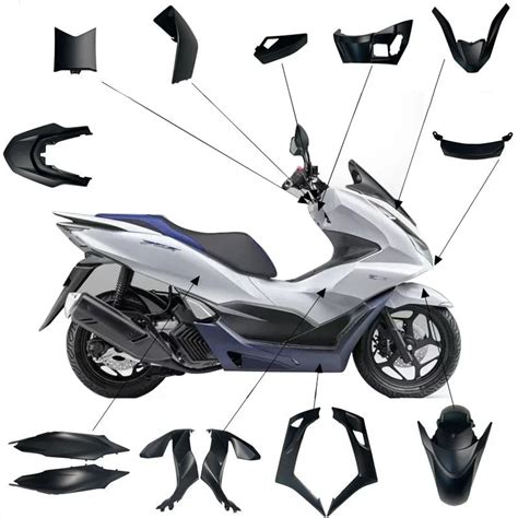 Modified Motorcycle Abs Pcx160 Body Part Fairings Cover Set Fairing ...