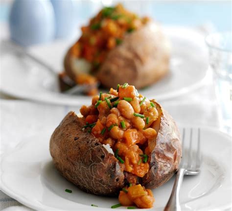 Vegan jacket potato filling ideas | BBC Good Food