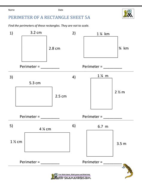 Perimeter of a Rectangle