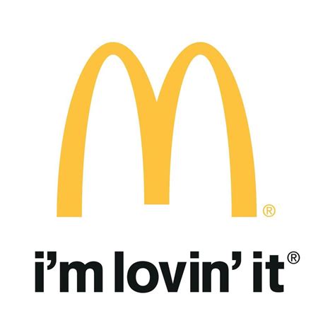 McDonald's - i'm lovin' it on transparent white background 13948536 ...