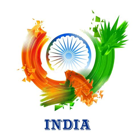 Tricolor Indian flag for Happy Independence Day of India 3161106 Vector ...