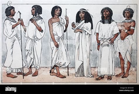 Ancient Egyptian Clothing Drawings