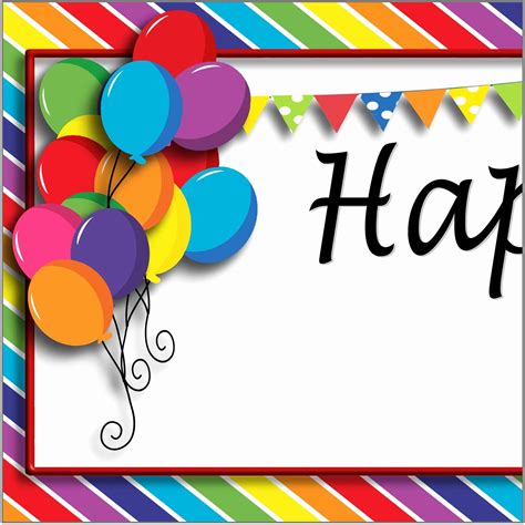 Happy Birthday Banner Template - Printable Word Searches