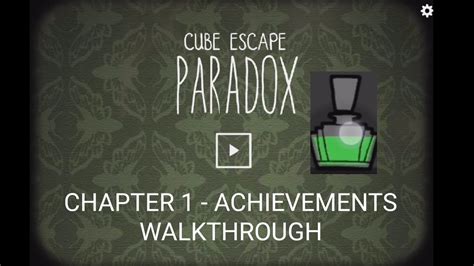 Cube Escape: Paradox Chapter 1 ALL Achievements Walkthrough [Rusty Lake ...