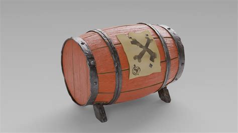 Gunpowder Barrel - The Sea of Thieves 3D model | CGTrader