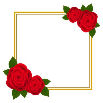 Red Roses Border Clipart