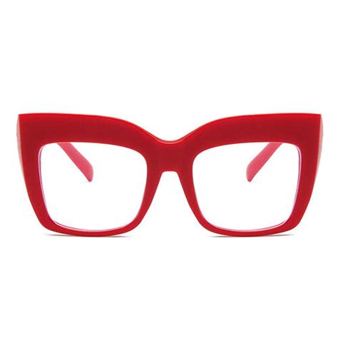 Beaufort Cat Eye Red Glasses - Aoolia.com