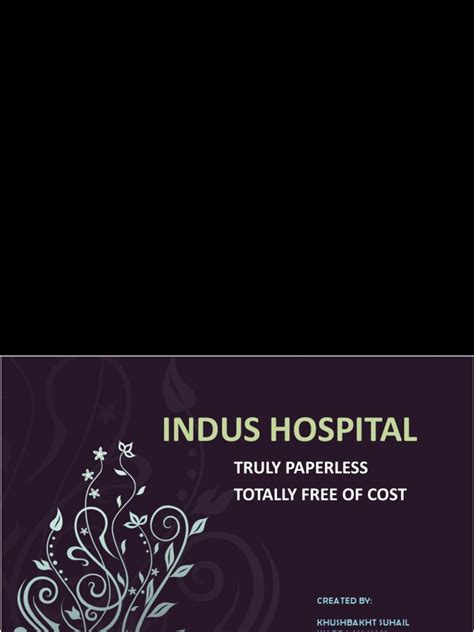 Indus Hospital | PDF | Patient | Hospital