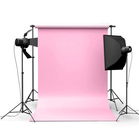 5x7ft Pure Pink Photography Background Cloth Backdrop For Studio ...