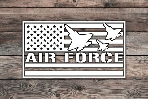 Air Force Sticker 7.5 X 4 in Air Force Decal for Veteran Car Sticker ...