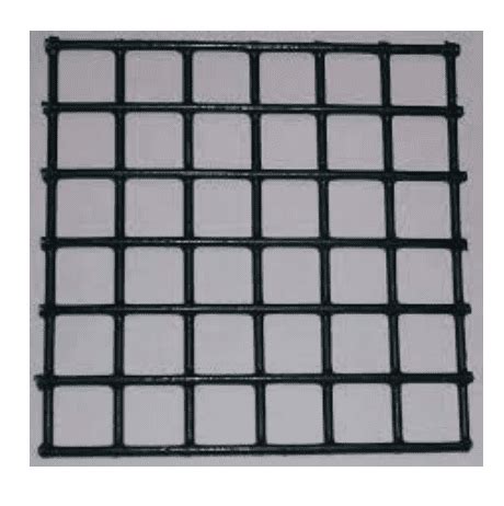 1” x 1” Black Plastic-Coated 12 Gauge Wire Mesh Panel - Tekno