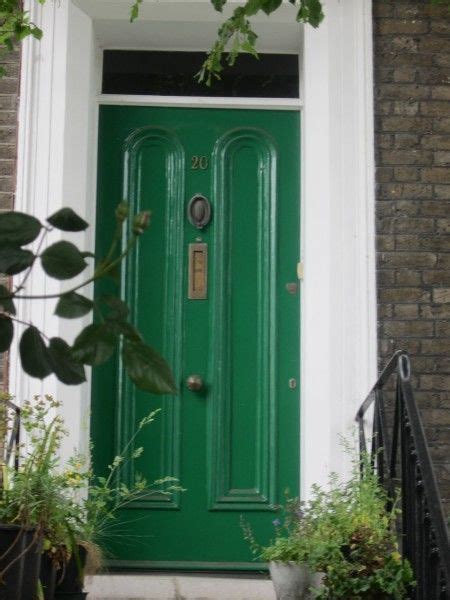 Image result for grey house, dark green door | Green front doors ...