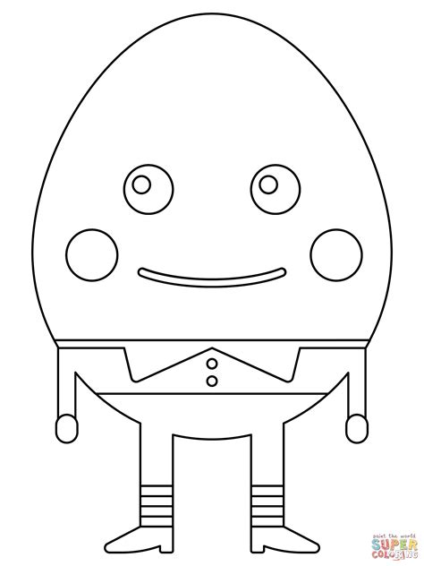 Humpty Dumpty coloring page | Free Printable Coloring Pages