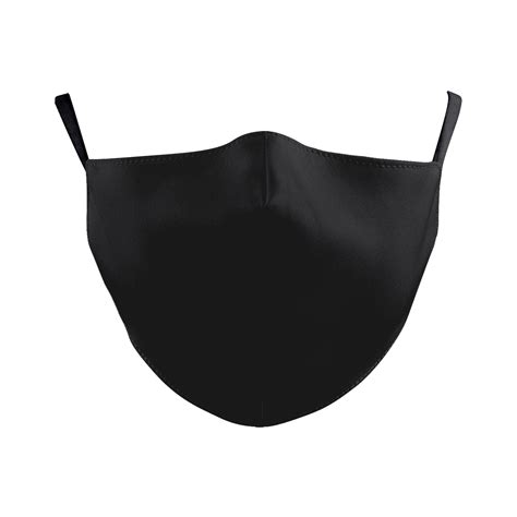 Plain Black Reusable Face Mask