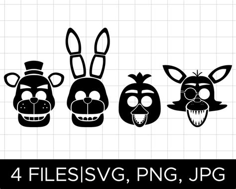 Fnaf Svg Bundle Bonnie Svg Rabbit Svg Freddy Svg Fnaf Svg | Images and ...