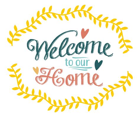 Welcome Home Poster Template