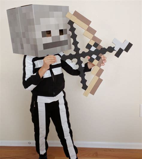 Minecraft Skeleton Kids Halloween Costume – Stellar Craftography