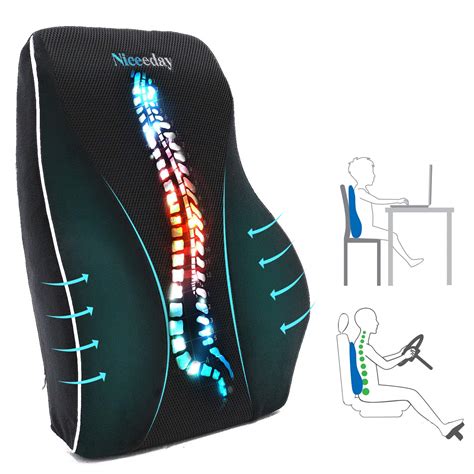 Lumbar Support Pillow for Office Chair Car Lumbar Pillow Lower Back ...