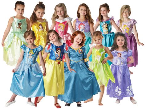 Disney Princess Girls Fancy Dress Kids Costume Childrens Child Outfit 3 ...