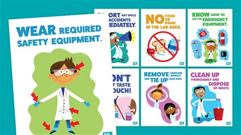 Lab Safety Rules Everyone Should Follow Free Printable Posters | The ...