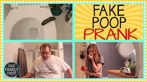 FAKE POOP PRANK - OUR FIRST OFFICIAL PRANK! - YouTube