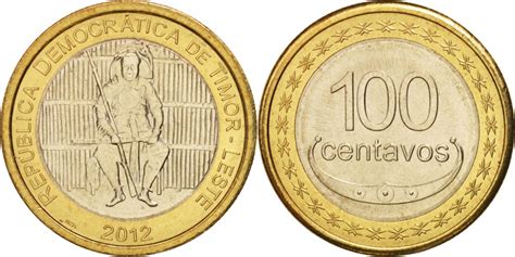 EAST TIMOR, 100 Centavos, 2012, Lisbon, , Bi-Metallic | Asian and ...