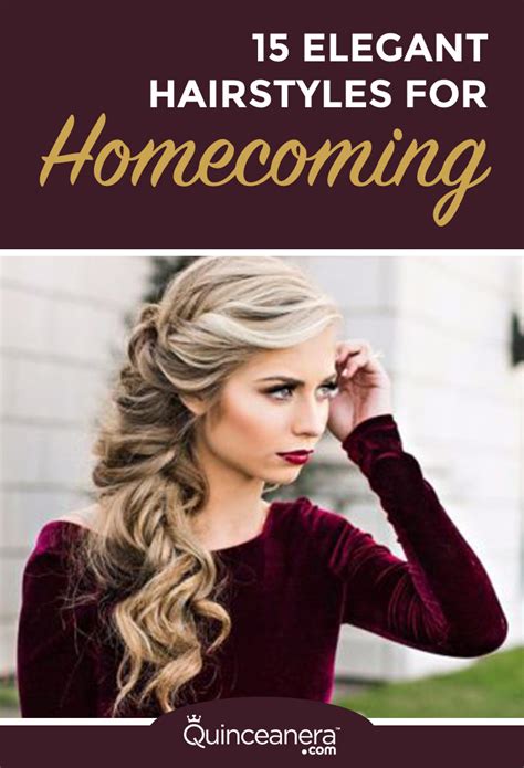 10 Elegant Hairstyles for Homecoming