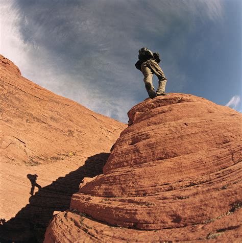 Hiking In Red Rock Canyon Photograph by Joe McBride