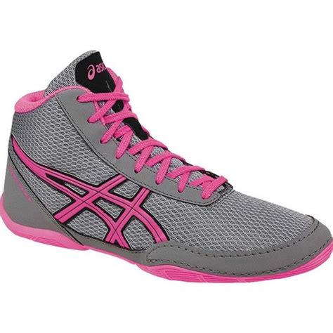 Asics Matflex 5 - Aluminum/Hot Pink (Kids) | Elite Wrestling