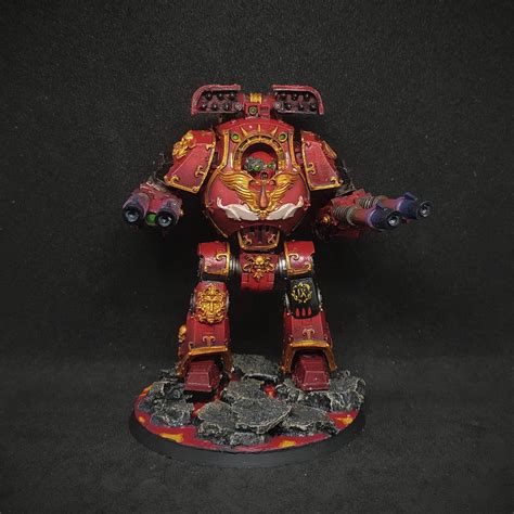 Blood angels contemptor dreadnought painted | Etsy