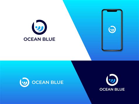 Ocean Blue logo design by Anamul Hoque Forhad on Dribbble