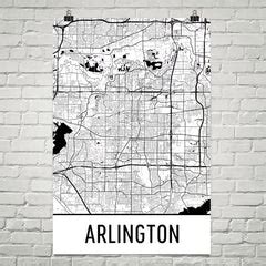 Custom Map, Art, Print, Poster, Wall Art From $29.99 - ModernMapArt ...