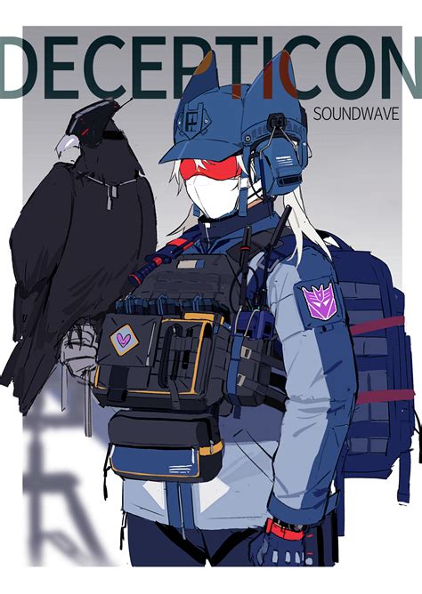 soundwave and laserbeak (transformers) drawn by bechu | Danbooru