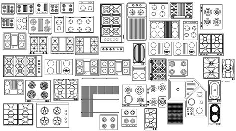 Commercial Kitchen Appliance Cad Blocks | Wow Blog