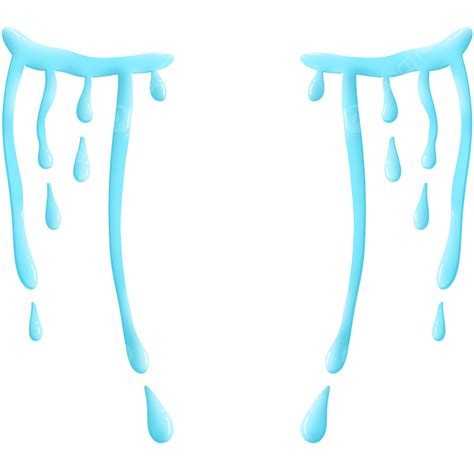 Falling Tear Clipart Transparent Background, Teardrop Falling Blue ...